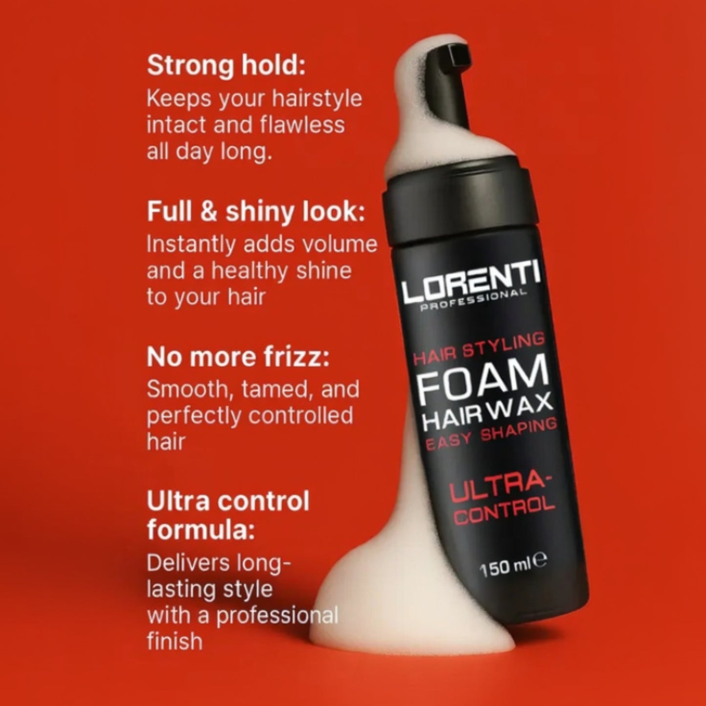 Lorenti Hair Styling Foam Wax 150ml