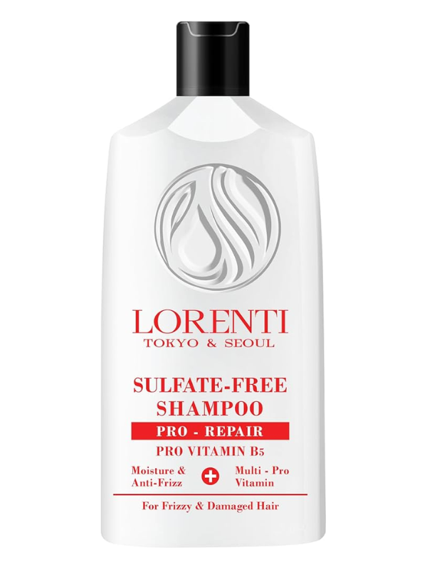 Lorenti Shampoo 630ml - Sulfate-Free, Keratin & Argan Infusion for Healthy Hair
