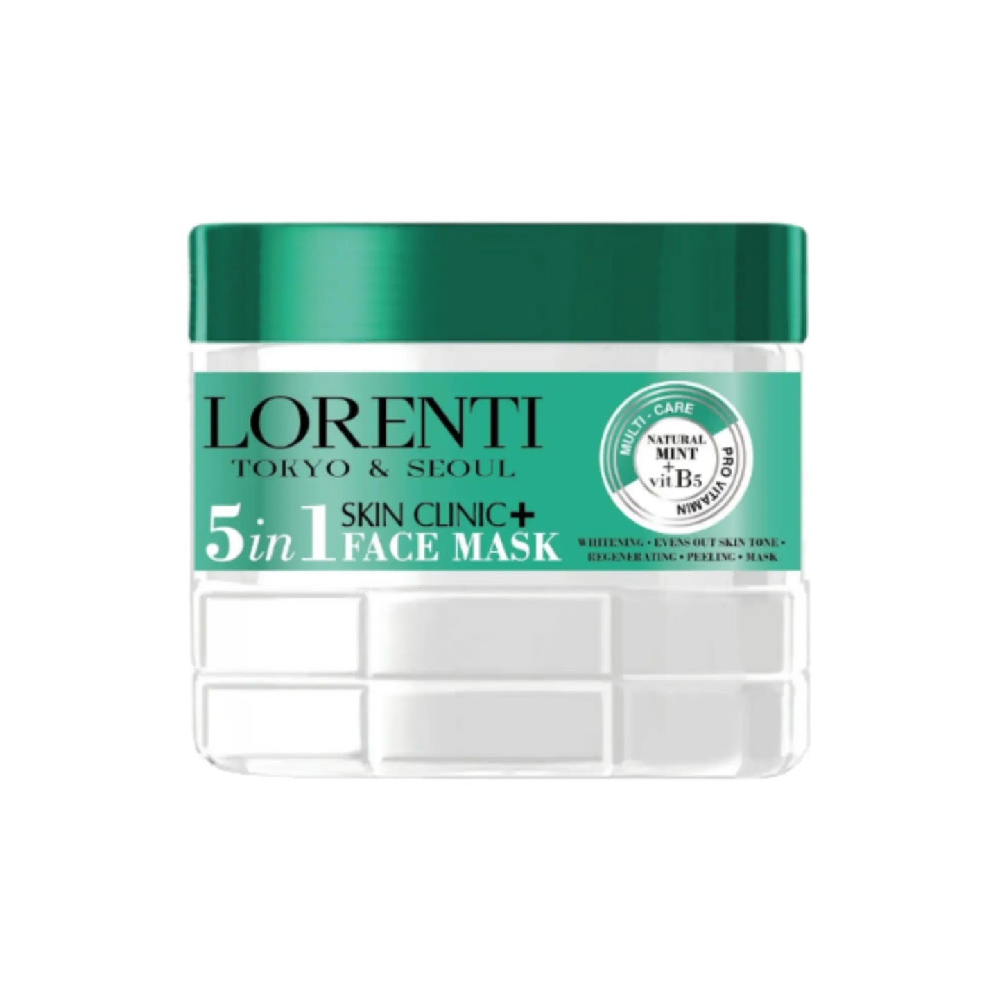 Lorenti Skin Clinic+ 5 in 1 Natural Mint B5 Facial Mask 500ml
