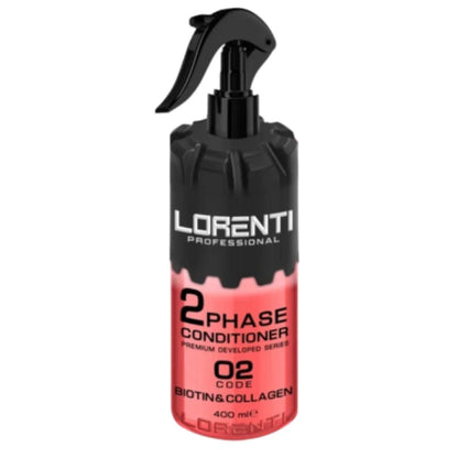 Lorenti professional 2 phase conditioner bottle on a white background