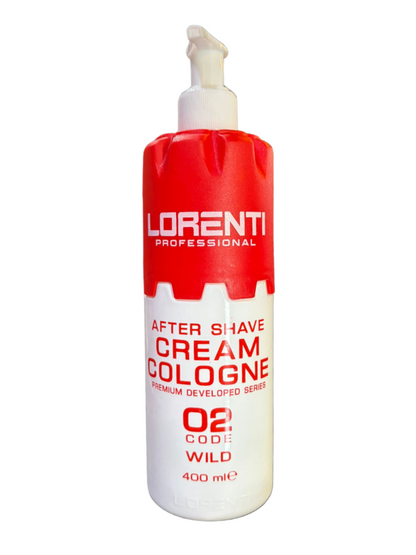Lorenti Cream Cologne 400ml - 2-in-1 Aftershave, Skin Regenerating & Refreshing