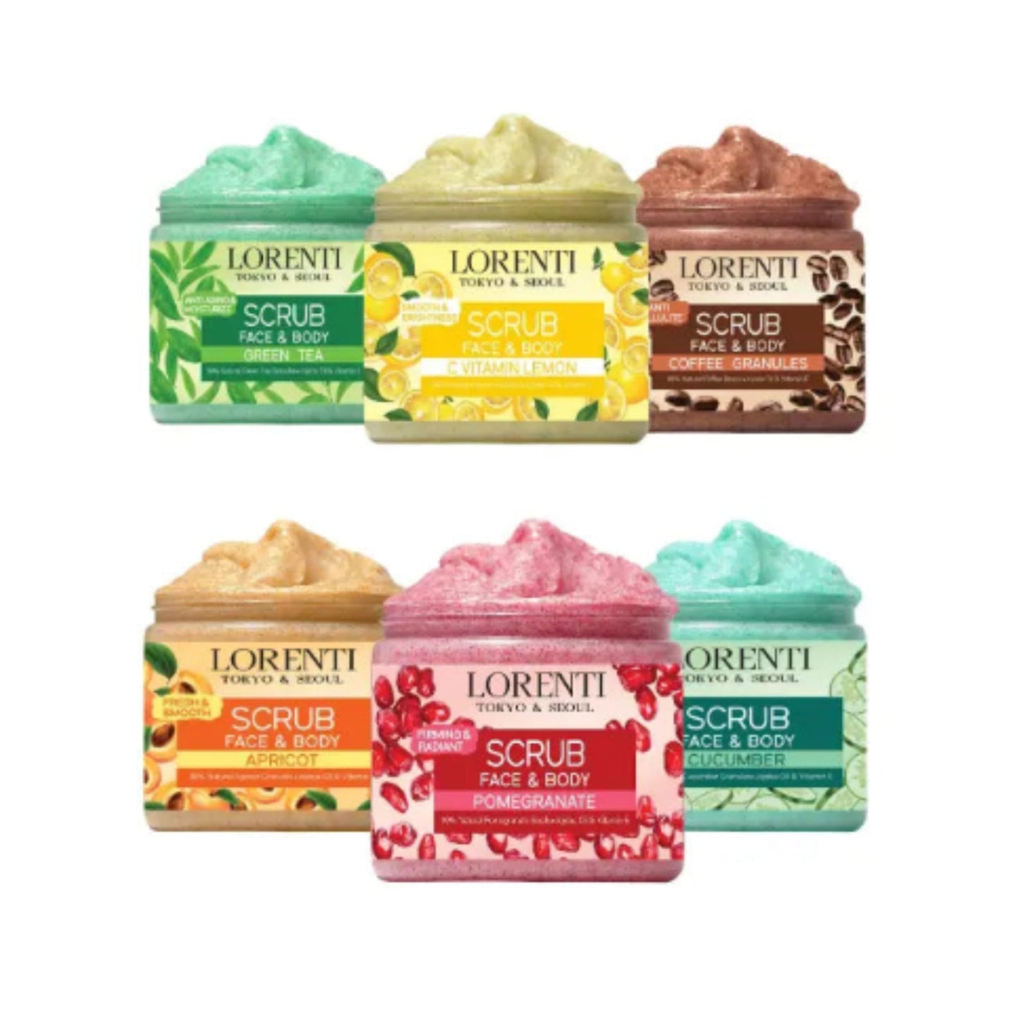 Lorenti Face & Body Scrub Series 16.9oz | 500ml