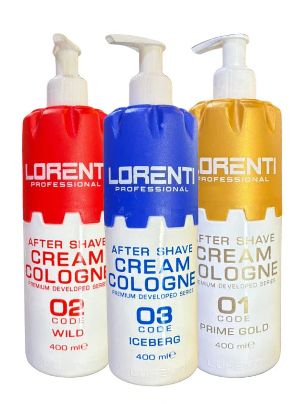 Lorenti Cream Cologne 400ml - 2-in-1 Aftershave, Skin Regenerating & Refreshing