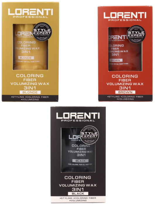 Lorenti Coloring Fiber Volumizing Wax 3-1 Assorted Colors 30g