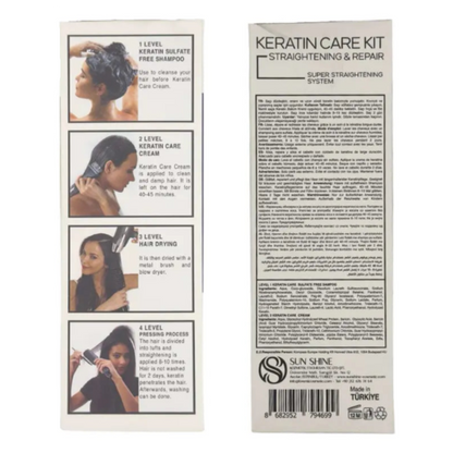 Lorenti keratin care kit steps