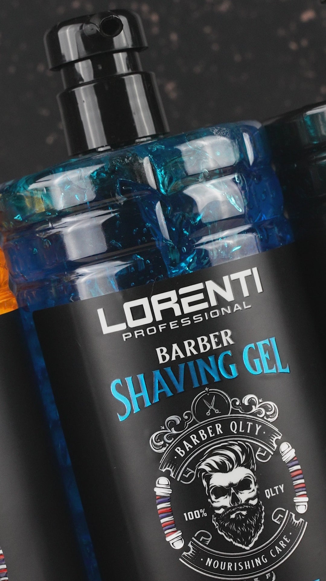 Video showcasing the high quality shaving gel of Lorenti's brand